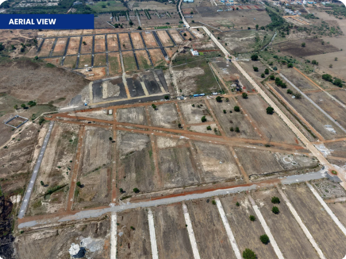 Aerial Layout Grid & Internal Road Network